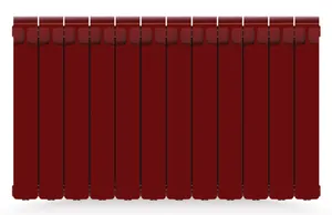 Радиатор биметаллический RIFAR 500 (577х960х100) 12 секций, 2292Вт, коричнево-красный