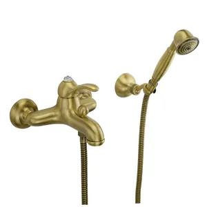 Смеситель для ванны/душа Migliore SWAROVSKI настенный, бронза ML.-1902K.BR