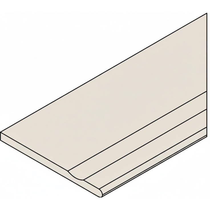 Italon Magma (Магма) 620090001349 X2 Айс бортик с выемкой закруглённый Правый 30x60 матовая