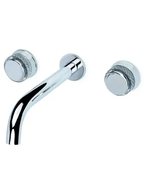 Смеситель Boheme 152-2-CR-A для раковины, встраиваемый, двухзахватный, хром