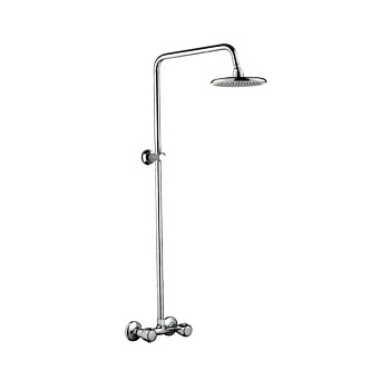 Душевая система Ledeme без излива, с тропическим душем, двухзахватный, хром L2394