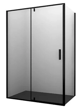 Душевой уголок WasserKRAFT 1200х1000х2000 стекло прозрачное/профиль черный матовый 74P10