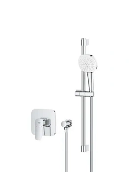 Душевая система Grohe для душа, без встр. части, штанга 470-620мм, руч. душ, хром 1053350000