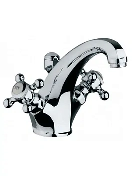 Смеситель KLUDI для умывальника, двухзахватный (хром) 510100520