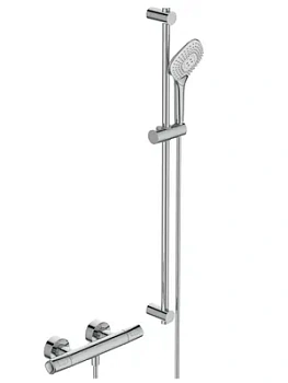 Смеситель для душа Ideal Standard T100 A7235AA термостат, душевой гарнитур, штанга 900мм