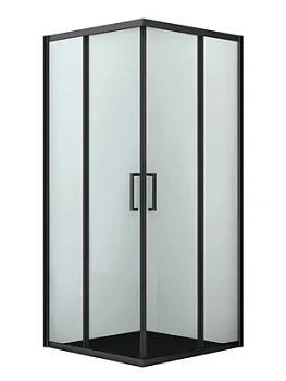 Душевой уголок WasserKRAFT Dill 61S03 (900х900х2000) стекло прозрачное/профиль черный матовый