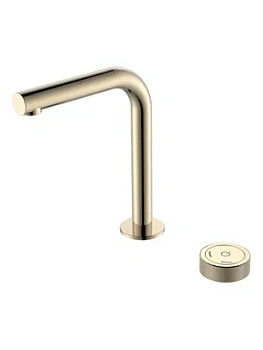 Смеситель Boheme 158-G для раковины, на 2 отверстия, автоматический, золото