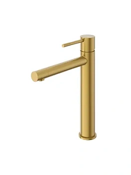 Смеситель CEZARES -LC2-BORO-W0 182 мм,для раковины,однозахватный,фиксир.излив,браш.золото