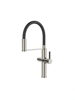 Смеситель для кухни Iddis с каналом для фильтрованной воды,гибкий излив,сатин IKNBNFFi05