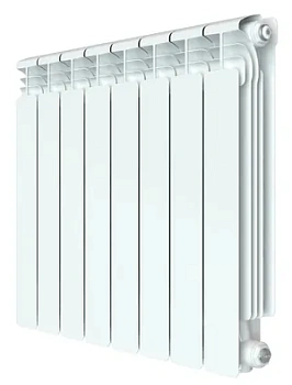 Радиатор алюминиевый Rifar VENTIL VR 500 нижнее правое подключение, 8 секции, 50мм, 1488 Вт