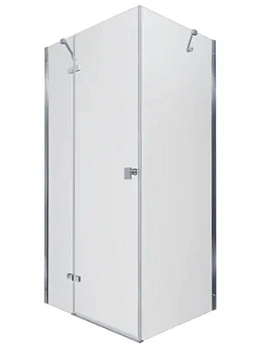 Душевой уголок toHit (120х80х190) прямоугольный, без поддона, стекло прозр./хром TH06-031208