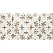 Impronta italgraniti Square Wall SQ01DA Bianco Formelle Oro Dec 12,5x25