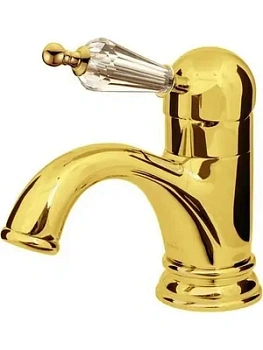 Смеситель Boheme Imperiale 321 для раковины, на 1 отверстие, однозахватный, золото