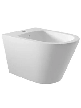 Биде подвесное Aqueduto 365х525х320, белый матовый, отверстие под смеситель CON0320