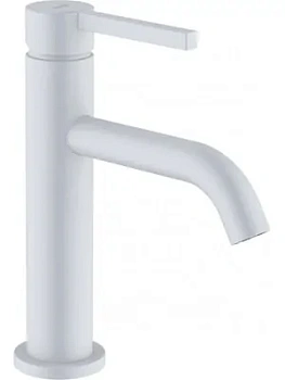 Смеситель KLUDI Pura 100 мм, для умывальника,однозахватный,д/кл.,белый мат. 202895315