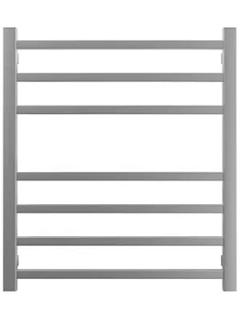 GROTA Полотенцесушитель "Лесенка" водяной 530x600 матовый, нерж.сталь, диаг/ниж. покл. D-1/2"