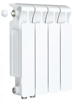 Радиатор биметаллический Rifar Ventil MVL 350 нижнее левое подкл, 4 секций, 50мм, 552 Вт