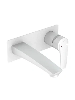 Смеситель Iddis для умывальника WT00i65 встраиваемый, однозахватный, белый матовый