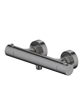 Смеситель для душа Aquatek AQ1363BGM настенный, термостатический, цвет: сталь оружейная