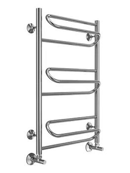 Полотенцесушитель TERMINUS П9 (ШВ:500х800) водяной, нерж.сталь,нижнее подкл