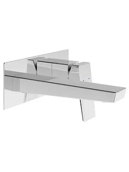 Смеситель для раковины Aqueduto CLA0400 встраиваемый, однозахватный, излив 182мм, цвет: хром