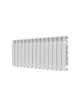 Радиатор STOUT 500 14 секций, алюминиевый, боковое подключение, белый SRA-3310-050014