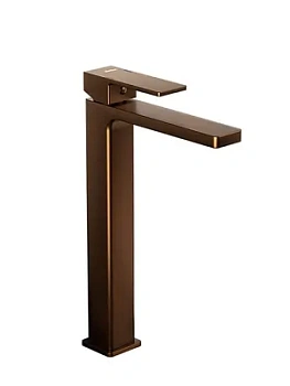 Смеситель Damixa 258 мм, для умывальника, однозахватный, розовое золото 530250500