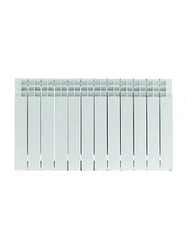 Радиатор STOUT 500 12 секций, биметаллический, боковое подключение, белый SRB-3310-050012