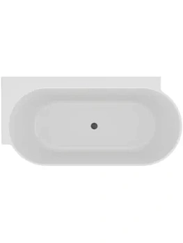 Ванна акриловая RAVAK L CC91800000 1750x860 пристенная, белая мат./слив белый