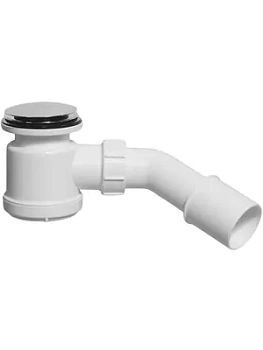Сифон бутылочный McAlpine (выход 40/50мм) для душ. поддона, Click-Clack, выпуск 70мм, MRS2CL-CB