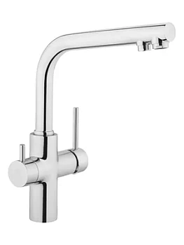 Смеситель для кухни Vitra кран для питьевой воды, поворотный излив 312мм, хром A42144EXP