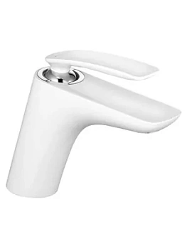 Смеситель KLUDI для умывальника однорычажный, белый/фурнитура хром 520269175