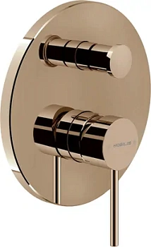 Смеситель NOBILI для ванны/душа, встраиваемый, внешняя часть, красное золото VE125100/ERCP