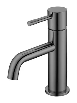 Смеситель Boheme 461-SGM для раковины, на 1 отверстие, однозахватный, графит глянц