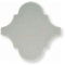 Adex Renaissance ADNE8113 Arabesco Liso Silver Mist 15x15