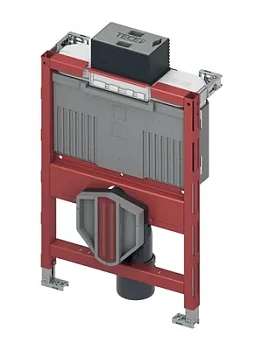 TECE Инсталляция для подвесного унитаза (высота 750мм) с бачком Uni 750, крепеж 9300291