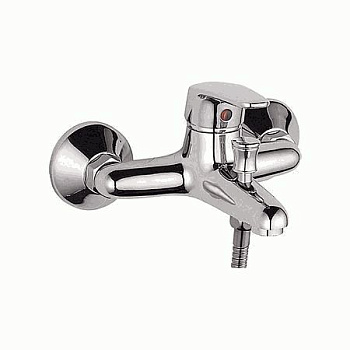 Смеситель Ledeme настенный, для ванны и душа, с душевой лейкой, хром L3016