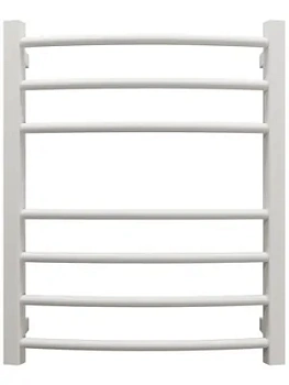 GROTA Полотенцесушитель "Лесенка" водяной 480x600 белый, нерж.сталь, диаг/ниж.покл.D-1/2"