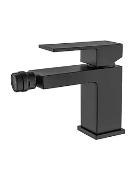 Смеситель для биде Aquatek AQ1618MB однозахватный, низкий излив 88мм, цвет: черный матовый