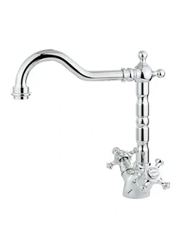 Смеситель для раковины Migliore двухзахватный, с донным клапаном, хром 31614