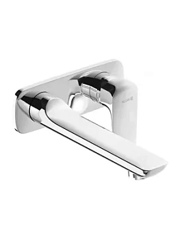 Смеситель KLUDI для умывальника, излив 235мм, встраиваемый, внешняя часть, хром 412450575