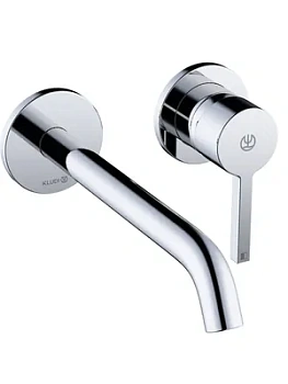 Смеситель KLUDI Pura для раковины, излив 230мм, хром 202450515