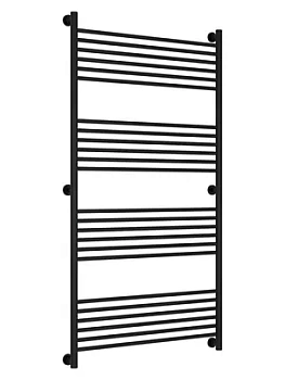 СУНЕРЖА Полотенцесушитель 1500х800 (24 ступ.) черный матовый, унив. под. 3/4"