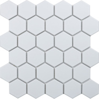 Hexagon Small White Matt 26.5X27.8
