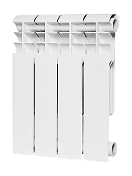 Радиатор биметаллический ROMMER 350 4 секции, RBM-1210-035004