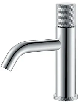 Смеситель Boheme 121-CRCR.4 для раковины, на 1 отверстие, однозахватный,ручка spirale, хром