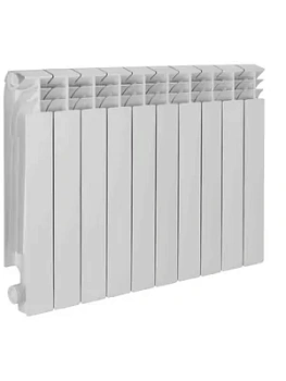 Радиатор алюминиевый, 10 секций TENRAD 500/80, 1420 Вт