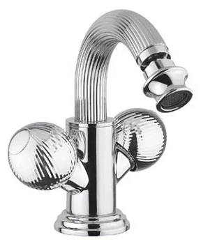 Смеситель CEZARES -BS2-01-M для биде, с донным клапаном, хром/ручки металл