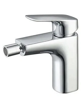 Смеситель для биде Aquatek AQ1018CR однозахватный, низкий излив 103мм, цвет: хром