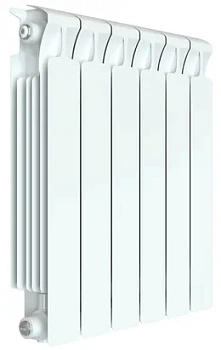 Радиатор биметаллический RIFAR 500 (577х480х100) бок. подкл, 6 секций, 1146Вт, белый